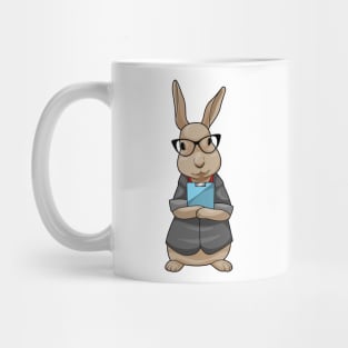 Bunny Secretary Glasses Mug